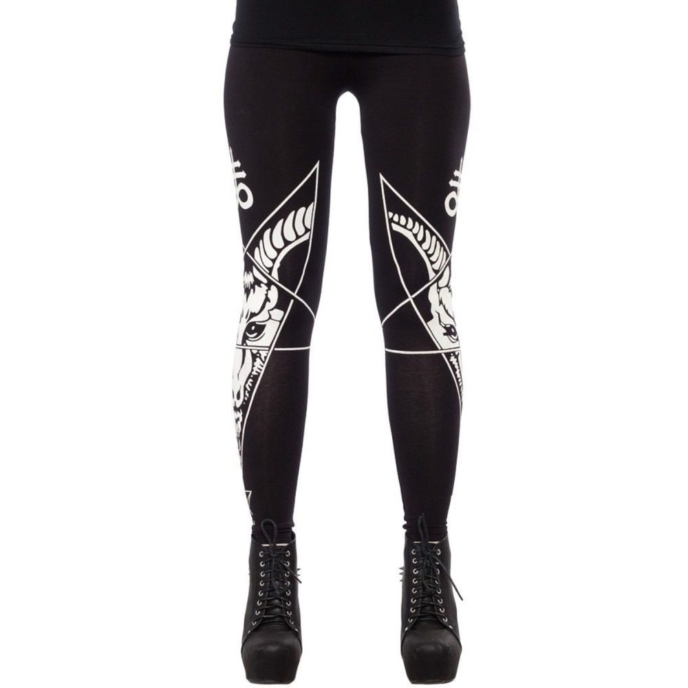 Kill Star Mendes Baphomet Leggings